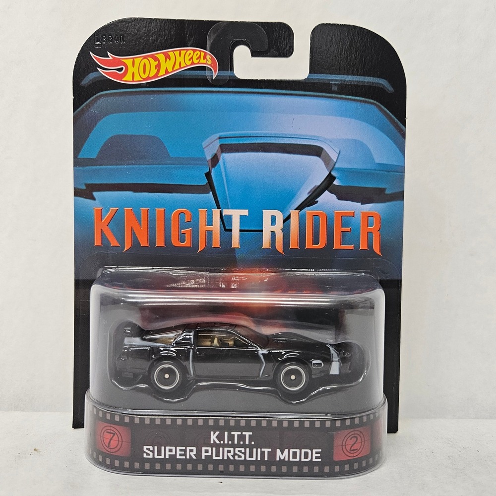 Hotβ Wheels Knight Rider K.I.T.T. Super Pursuit Mode Retro Mattel BDT94 New